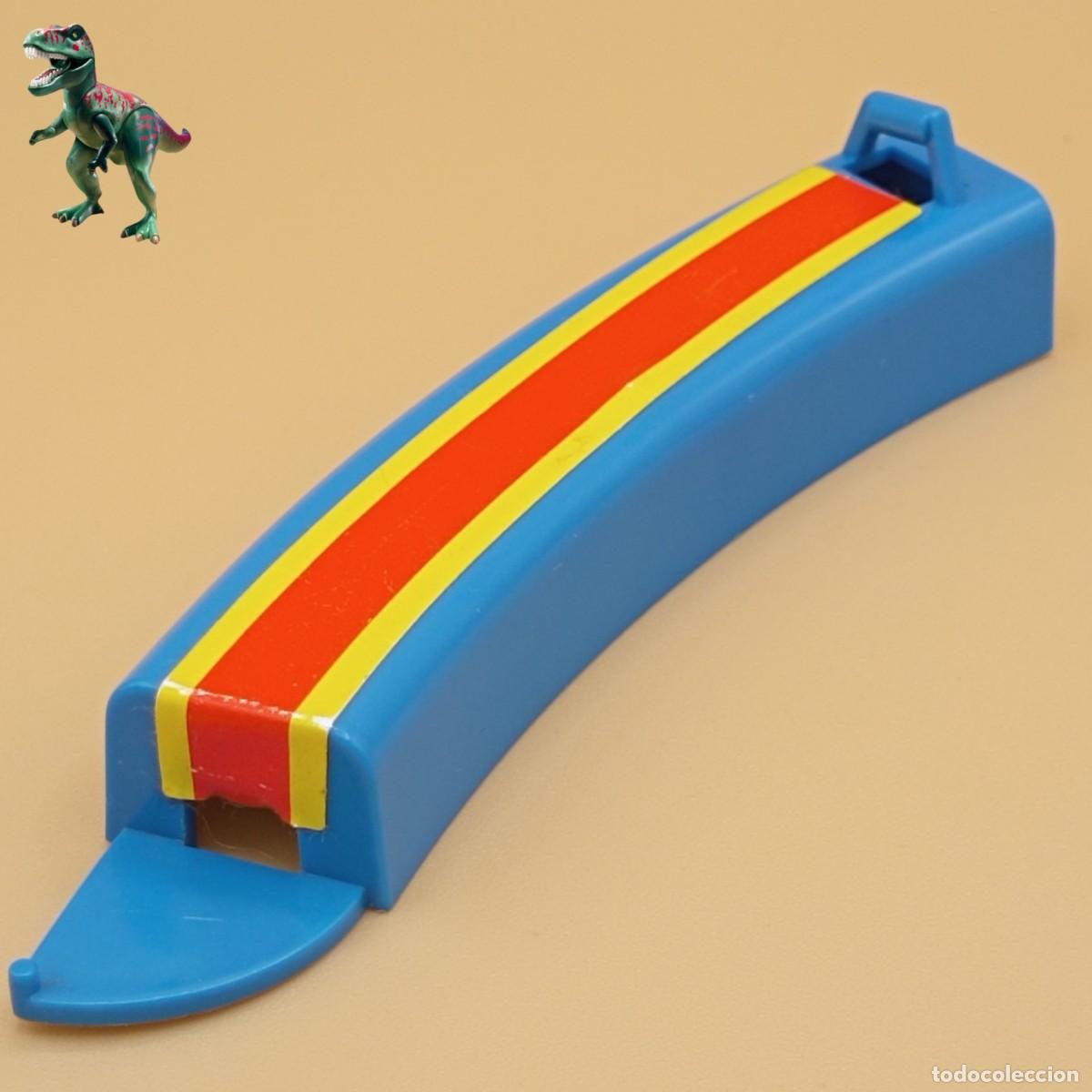 Playmobil: Playmobil barrera azul entrada pista central zocalo gradas anillo arena circo romani 3510