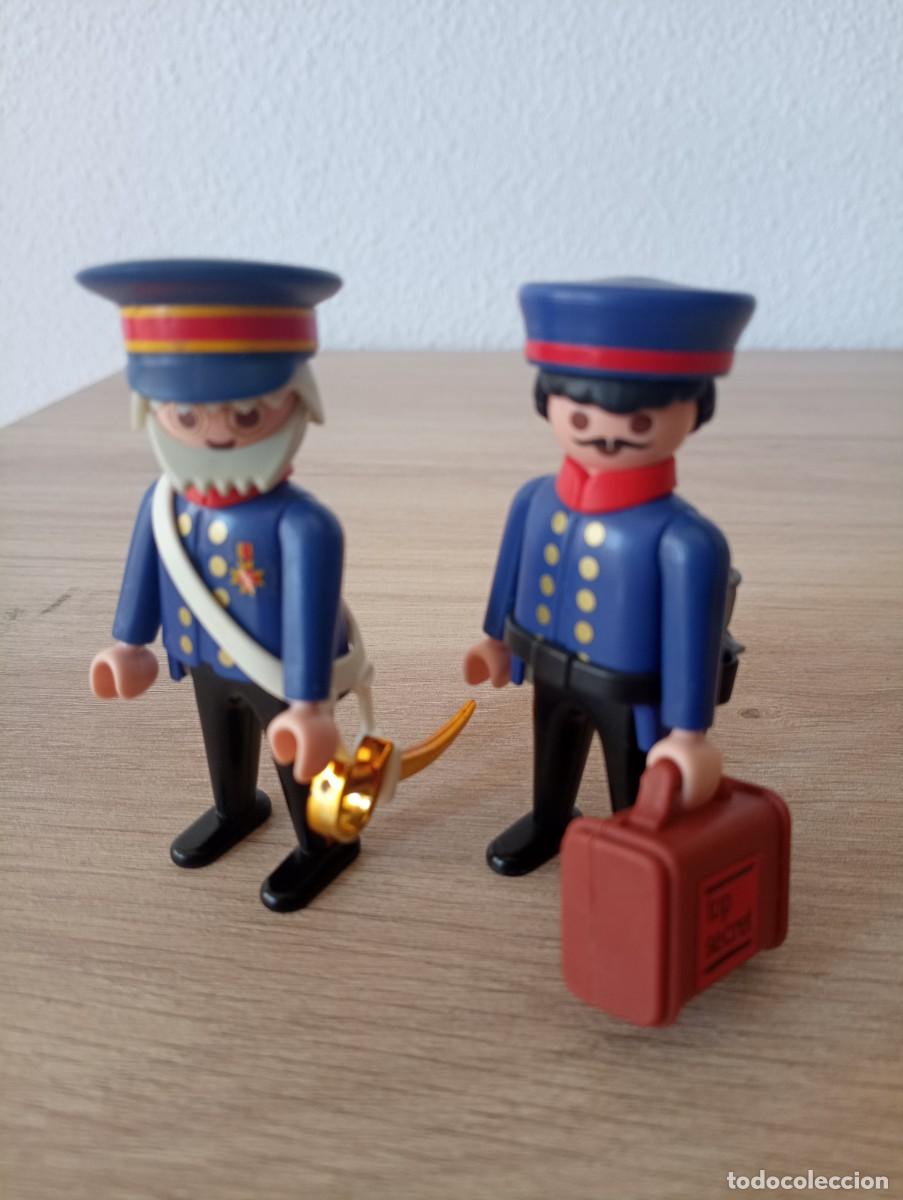 Playmobil: playmobil, lote, original, Ref. 5405, Victoriano, Gendarme, botones, Serie rosa. ( SOLO HOY )