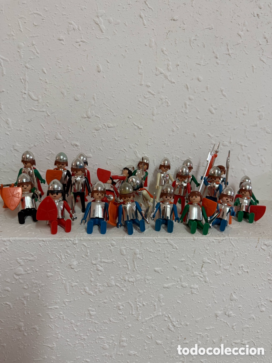 Playmobil: Large Playmobil vintage mediaeval knights 70&rsquo;s