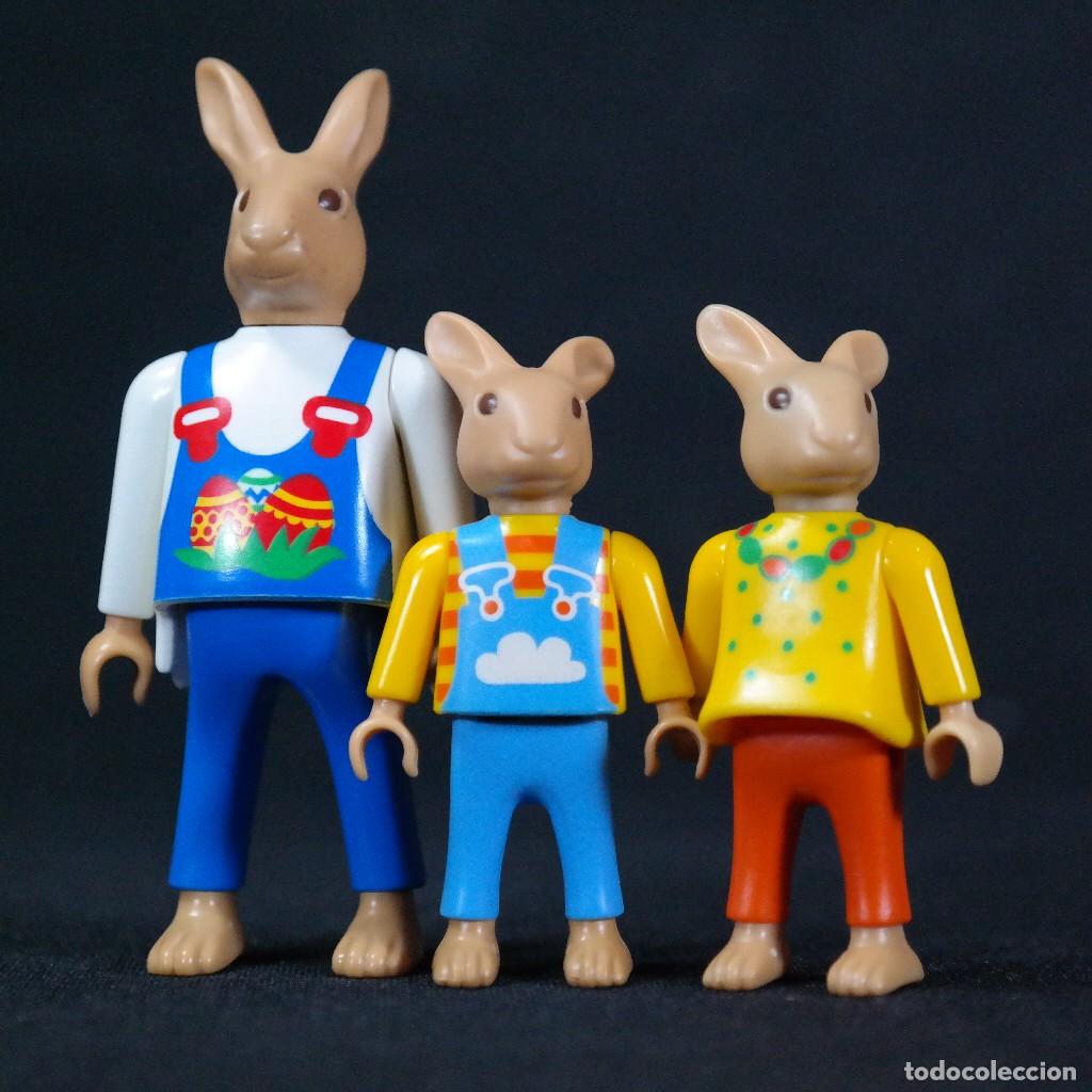 Playmobil: Playmobil papa conejo con ni&ntilde;os k☼