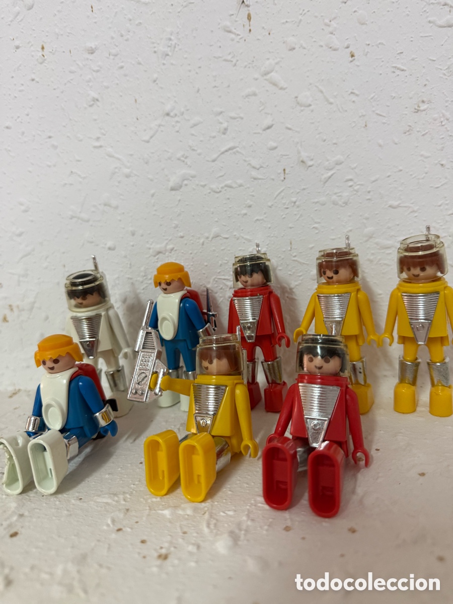 Playmobil: Vintage Playmobil Playmospace Astronauts Space Figures 1980s 8 Figures Lot