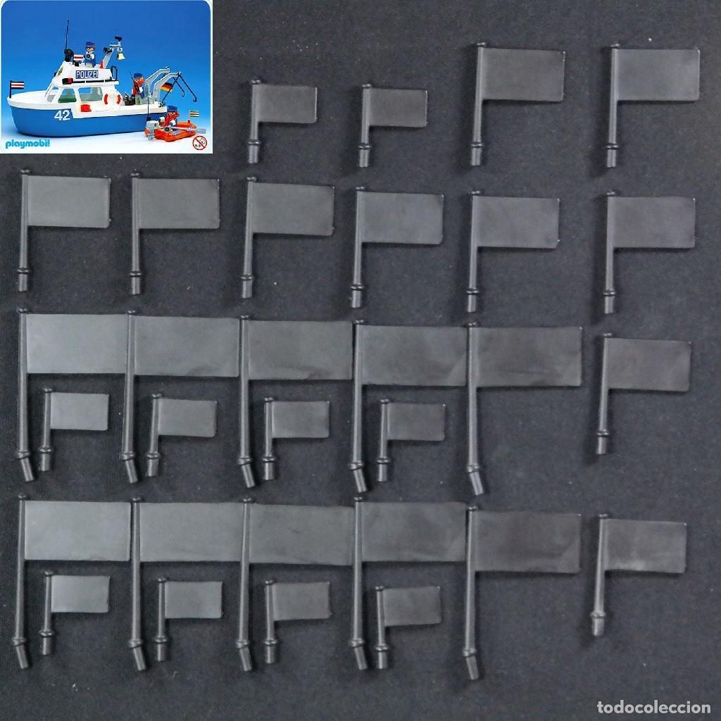 Playmobil: Playmobil banderas de barco patrullero bombrero 3539 3999 ☼