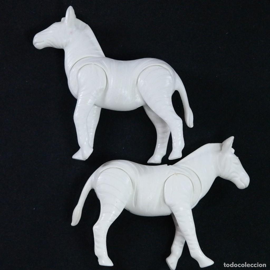 Playmobil: Playmobil dos zebras blancas linea color ☼