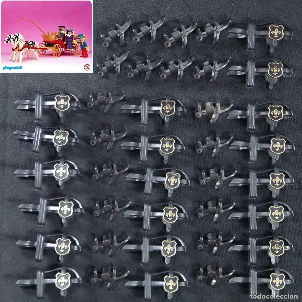 Playmobil: Playmobil bozales y arnes negros para caballo ☼