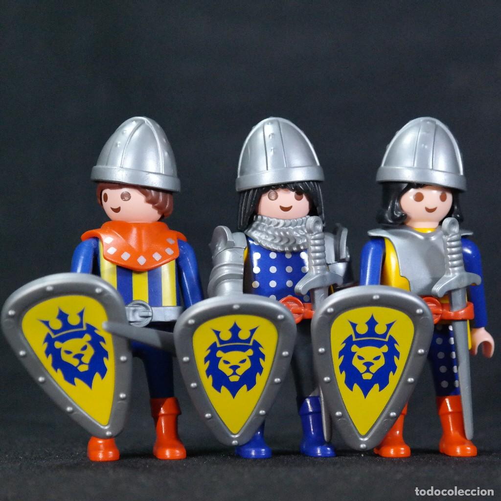 Playmobil: Playmobil 3 caballeros medievales☼