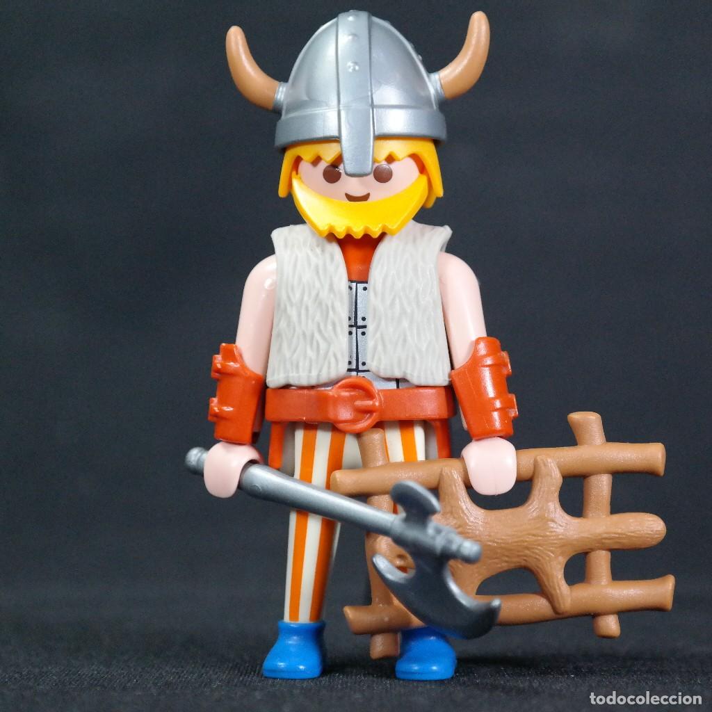 Playmobil: Playmobil vikingo con piel de marta ☼