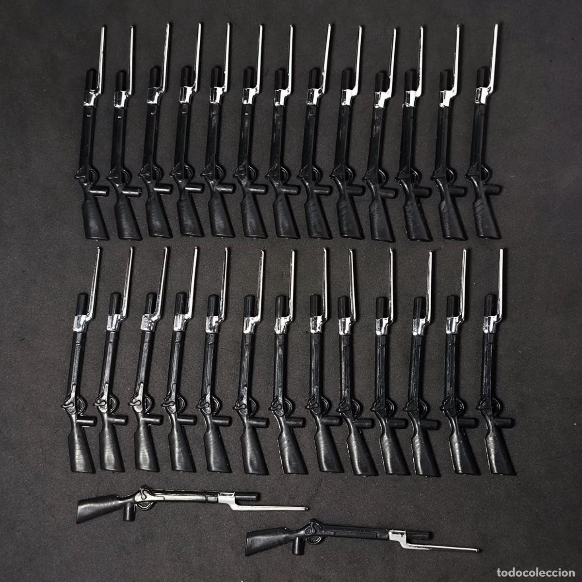 Playmobil: Playmobil rifles negros con bayonetas ☼