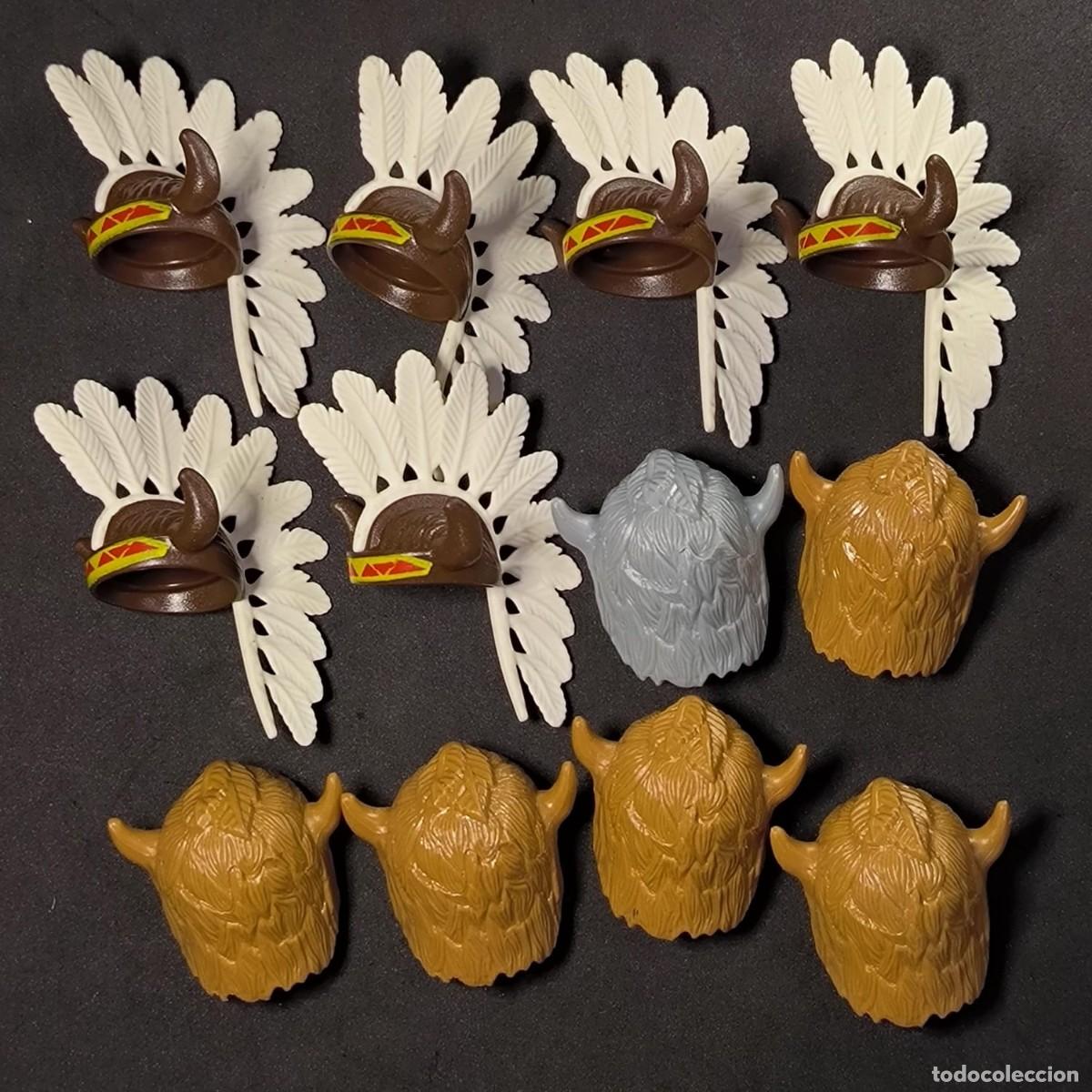 Playmobil: Playmobil cascos indios ☼