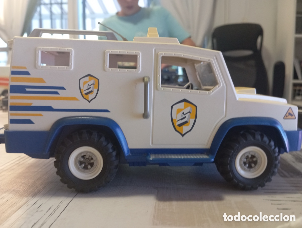 Playmobil: Furg&oacute;n blanco polic&iacute;a playmobil