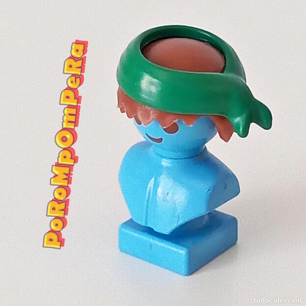 Playmobil: PLAYMOBIL pa&ntilde;uelo verde oscuro cinta bandana cabeza CUSTOM/COMPLETAR bel&eacute;n medieval oeste U2