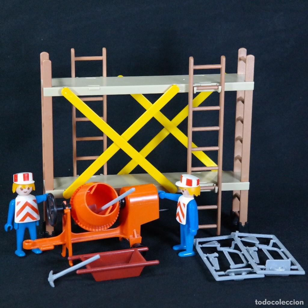 Playmobil: Playmobil andamios con 2 trabajadores ☼