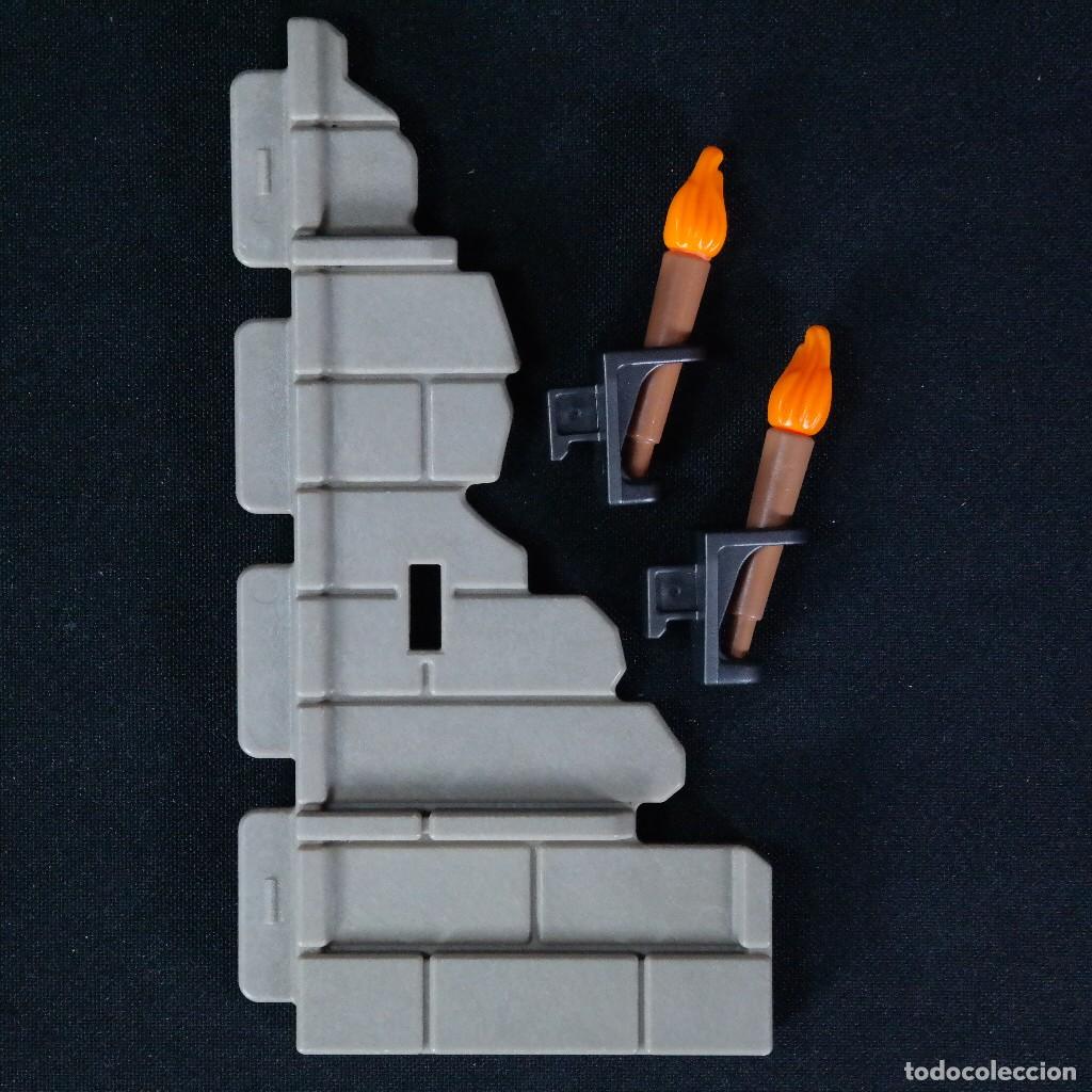 Playmobil: Playmobil pared ruina con antorchas☼