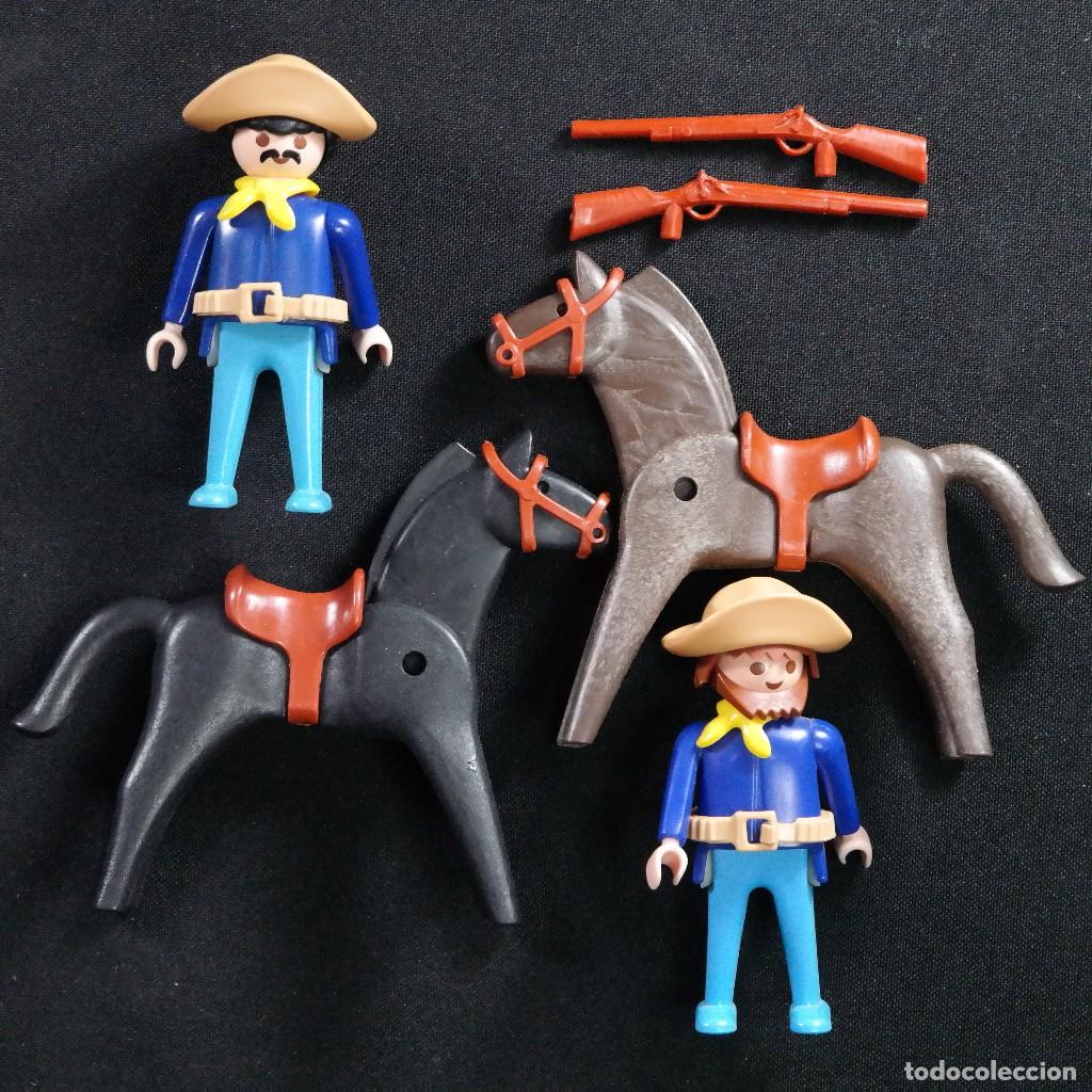 Playmobil: Playmobil dos soldados nordistas con caballos ☼