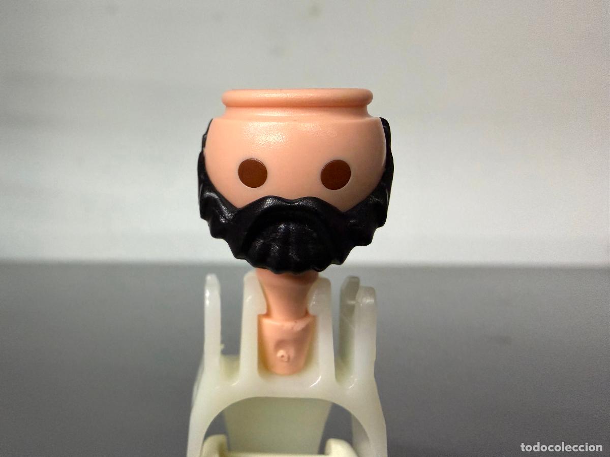 Playmobil: playmobil barba aseada hipster morena negra-solo se vende la barba-