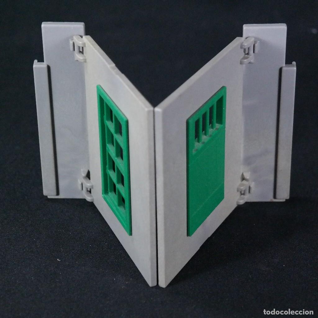 Playmobil: Playmobil dos paredes con biasagras grises casa oeste ☼