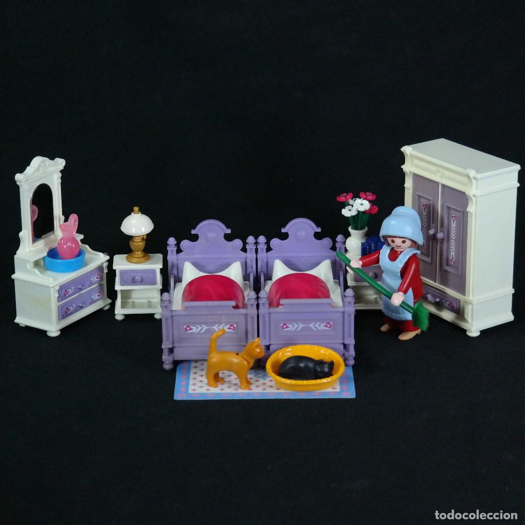 Playmobil: Playmobil dormitorio violeta con figura k☼