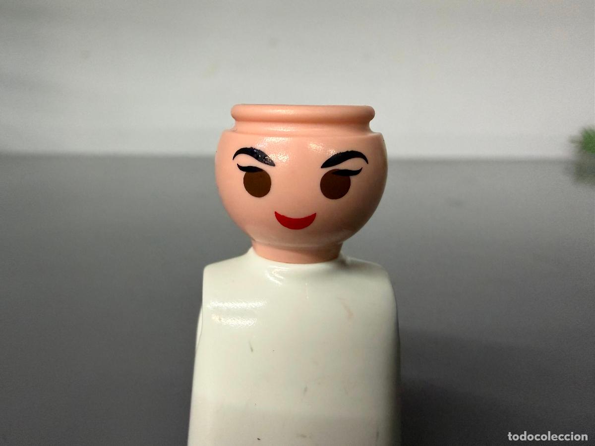 Playmobil: playmobil cabeza recambio mujer labios pintados cejas arqueadas y rimel guapa- mov