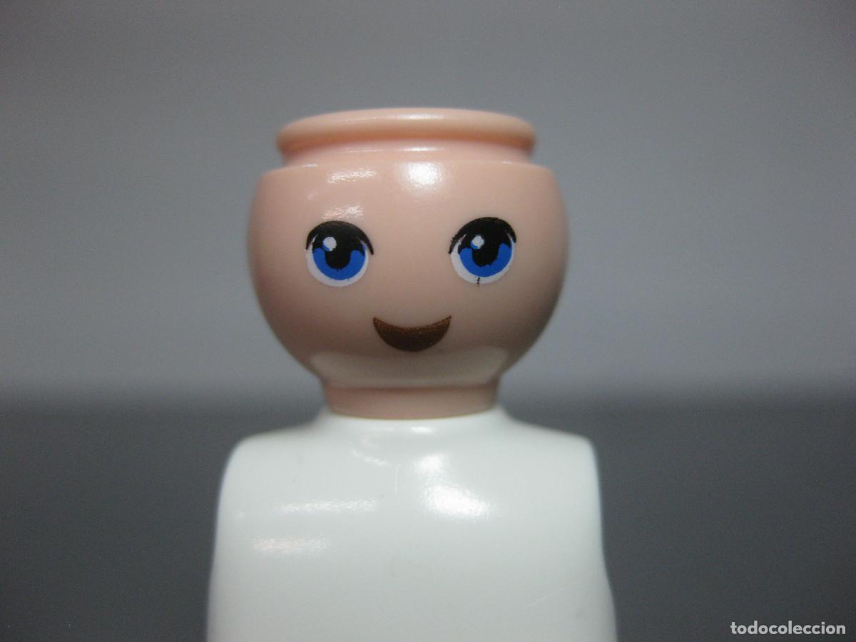 Playmobil: playmobil cabeza recambio cara expresiva ojos azules guapo guapa- solo se vende cabeza