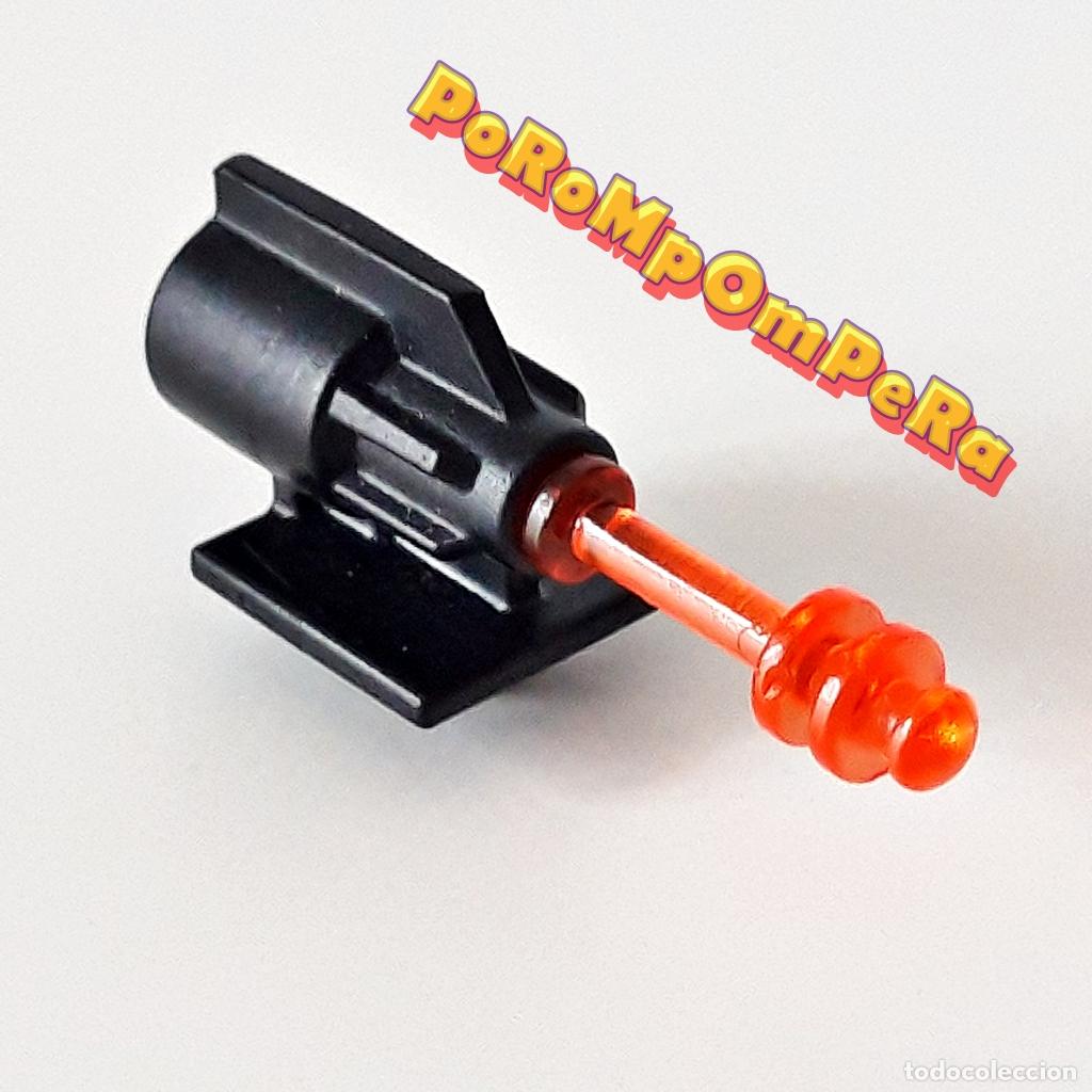 Playmobil: PLAYMOBIL disparador negro SYSTEM X l&aacute;ser o antena trasl&uacute;cida nave espacial veh&iacute;culo ? O5