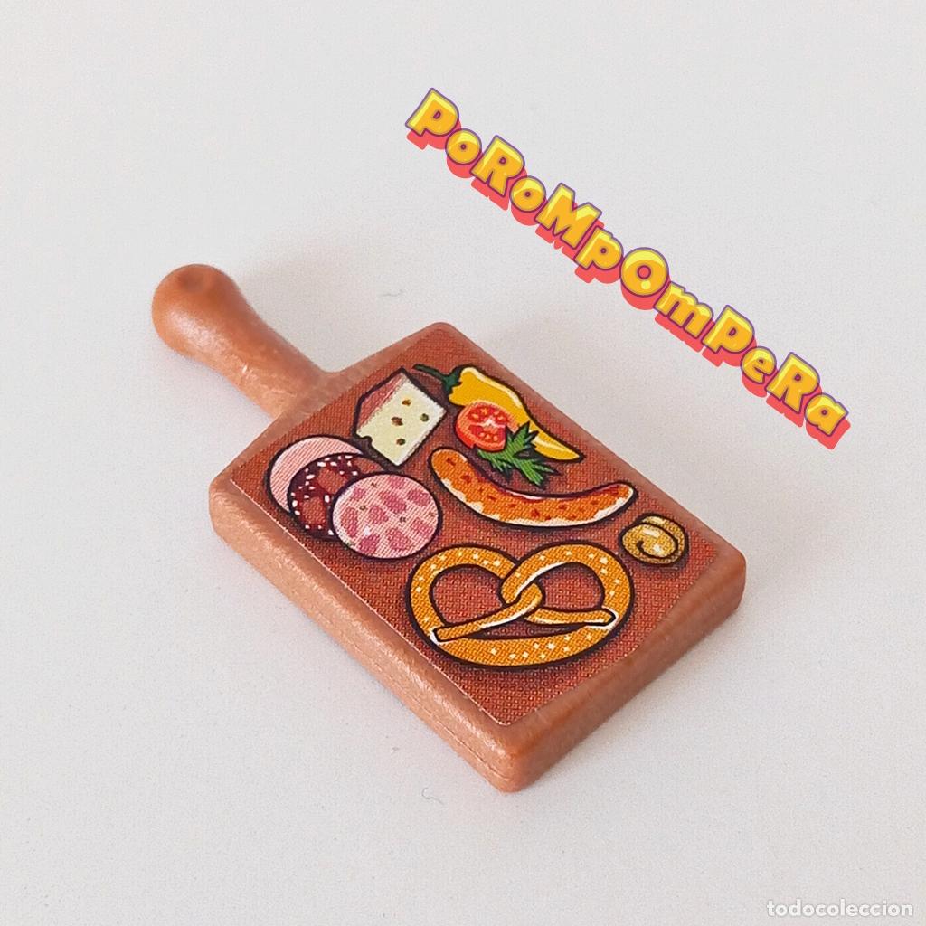 Playmobil: PLAYMOBIL tabla madera comida embutido bretzel pretzel U2