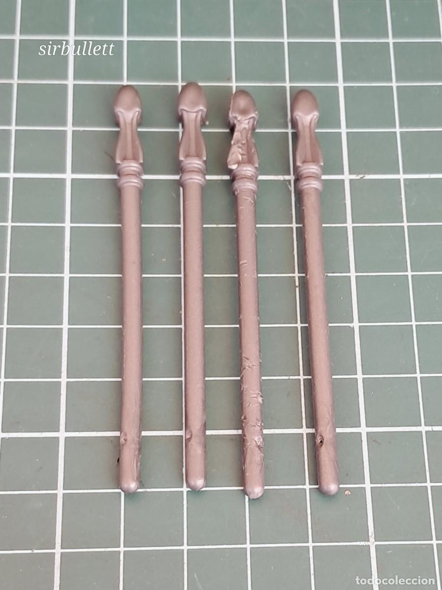 Playmobil: 4 Flechas Proyectiles Ballesta Playmobil Medieval / Romanos