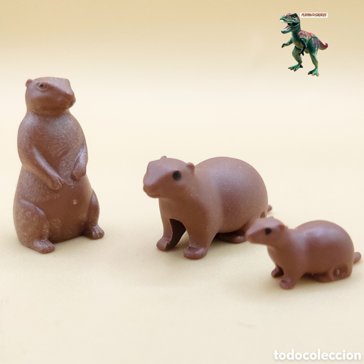 Playmobil: Playmobil familia marmota perrito de las praderas africa sabana 5423 6318 6536 6634 9126 animal zoo