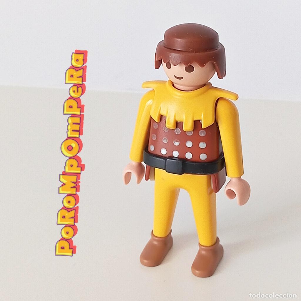 Playmobil: PLAYMOBIL figura soldado medieval 3653 CUSTOM/COMPLETAR catapulta FL