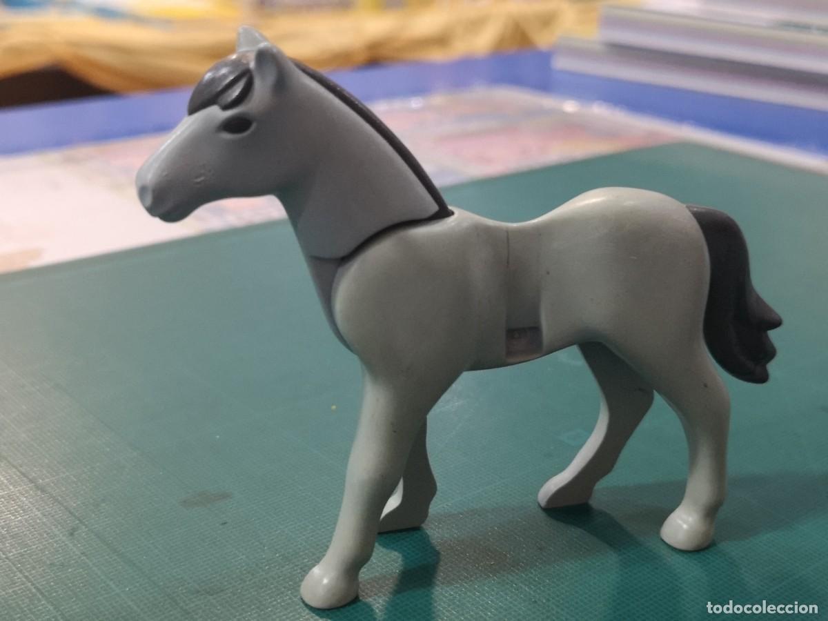 Playmobil: Playmobil caballo gris oeste animales Bel