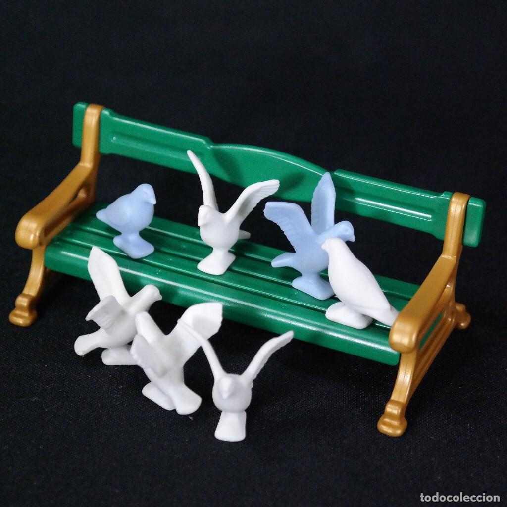 Playmobil: Playmobil banco con palomas ☼