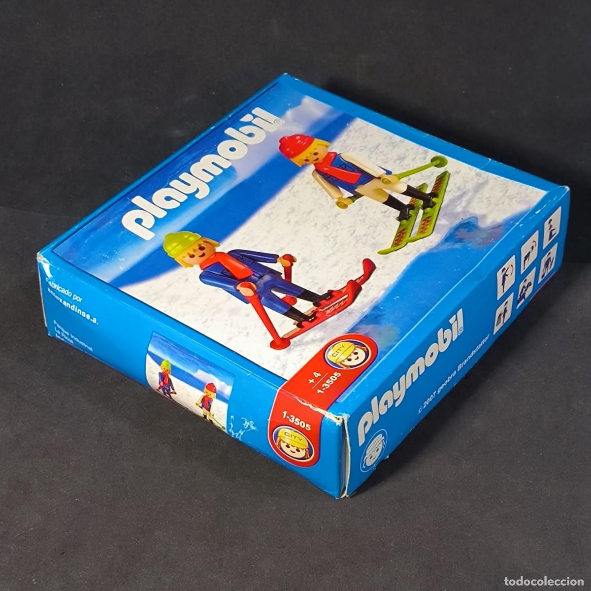 Playmobil: Playmobil esquiadores ref.1-3505 con caja Antex ☼