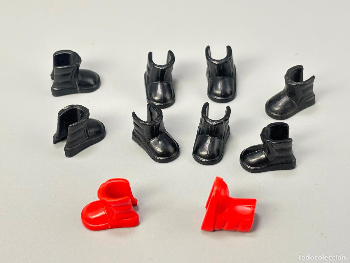 Playmobil: Playmobil lote botas negra roja