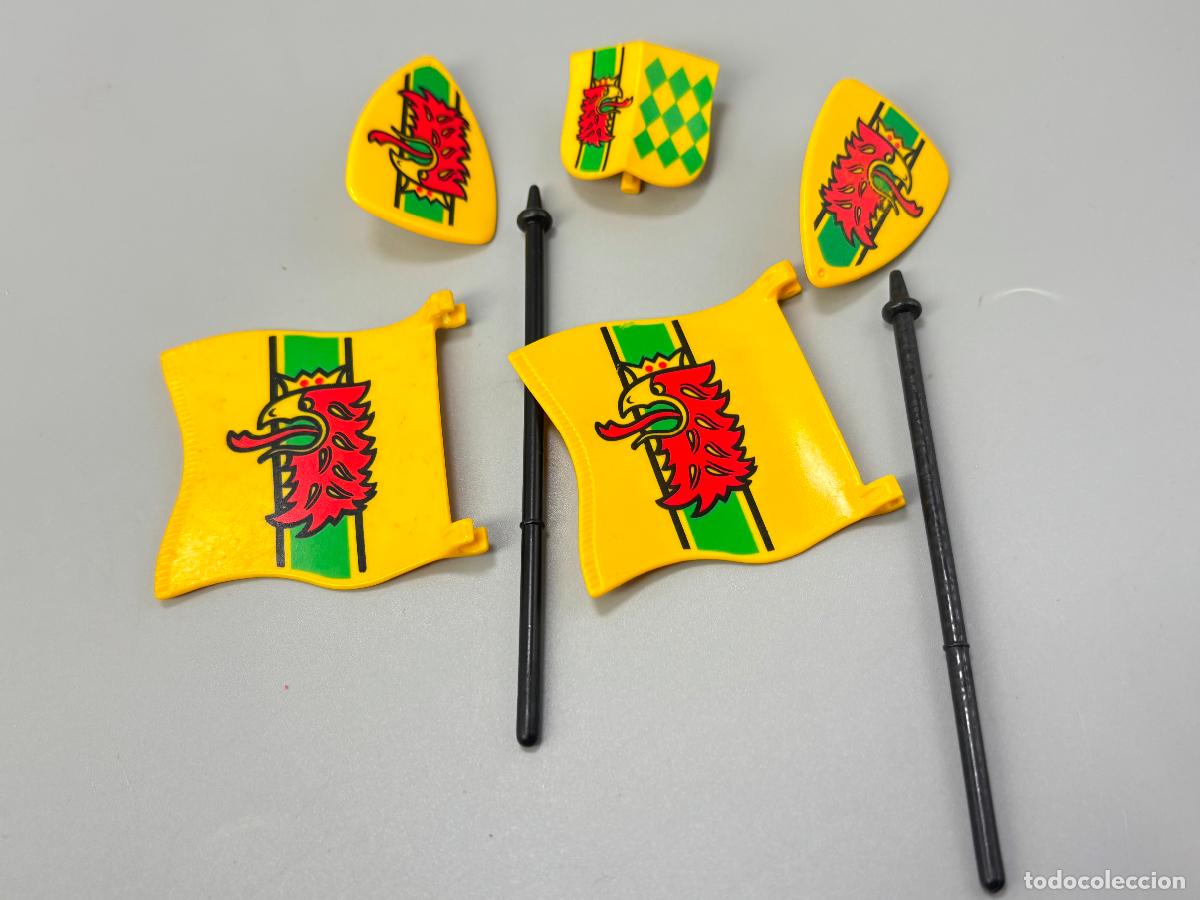 Playmobil: playmobil 3887 lote escudo bandera