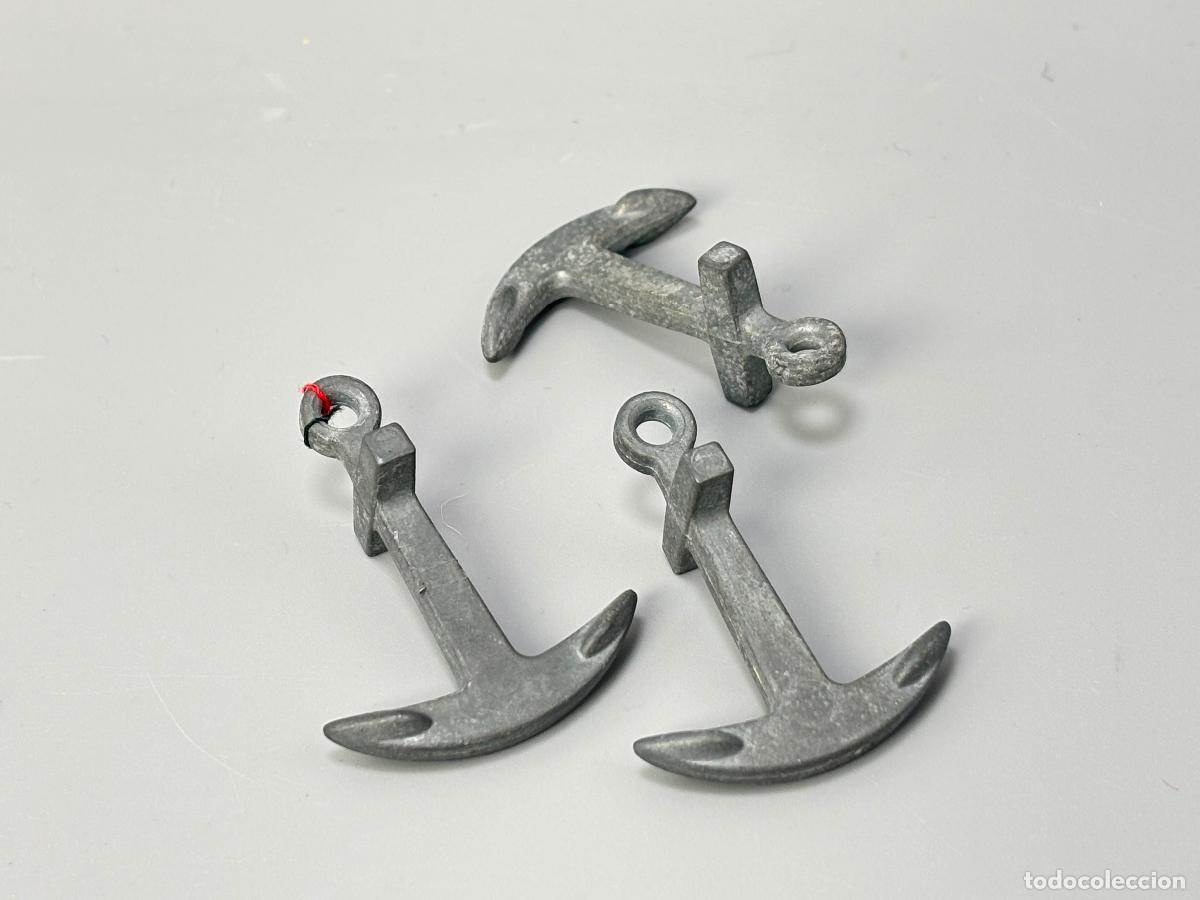 Playmobil: Playmobil 3050 3550 3750 lote ancla de metal barco pirata