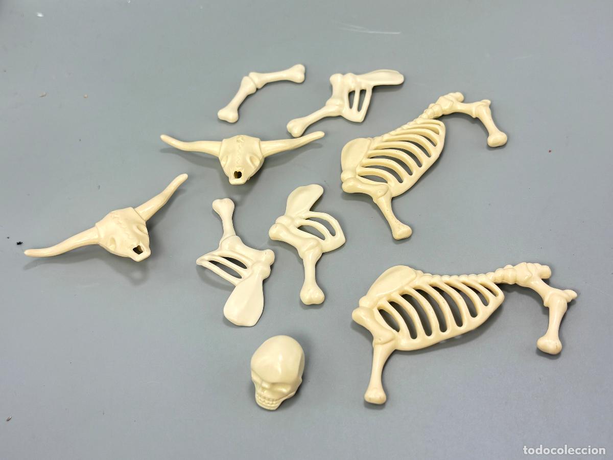 Playmobil: Playmobil lote esqueleto res vaca oeste desierto