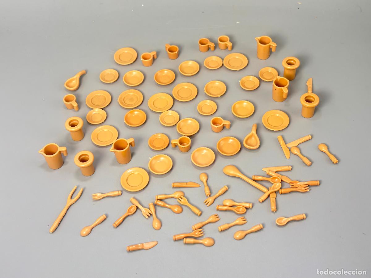 Playmobil: Playmobil lote menaje marr&oacute;n victoriano primera &eacute;poca