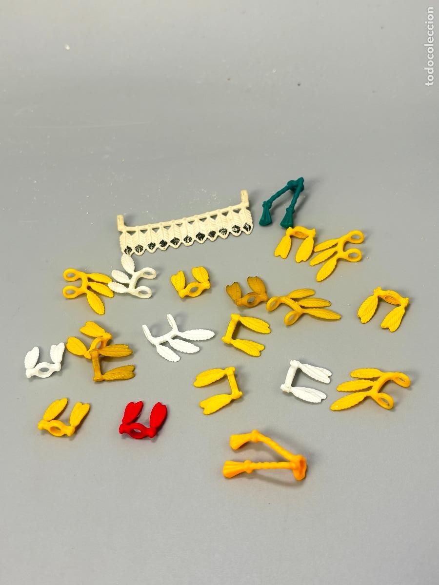 Playmobil: Playmobil lote pluma amarilla blanca india