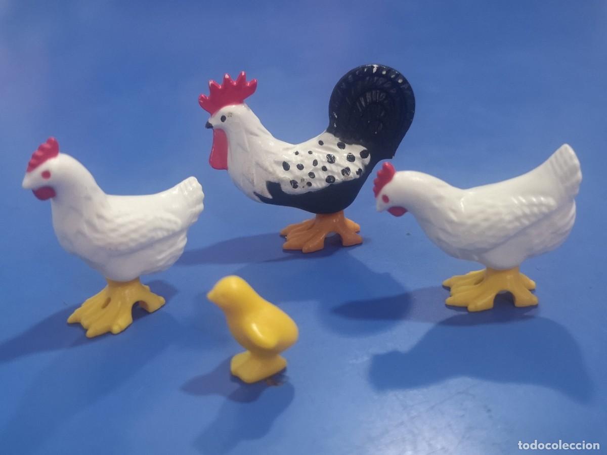 Playmobil: Playmobil gallo gallinas pollito belen pesebre mercado medieval victoriano animales Neu