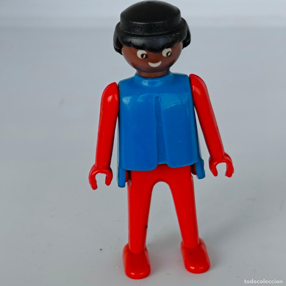 Playmobil: PLAYMOBIL FAMOBIL - GEOBRA 1974 - pirata 6678 Africano barco