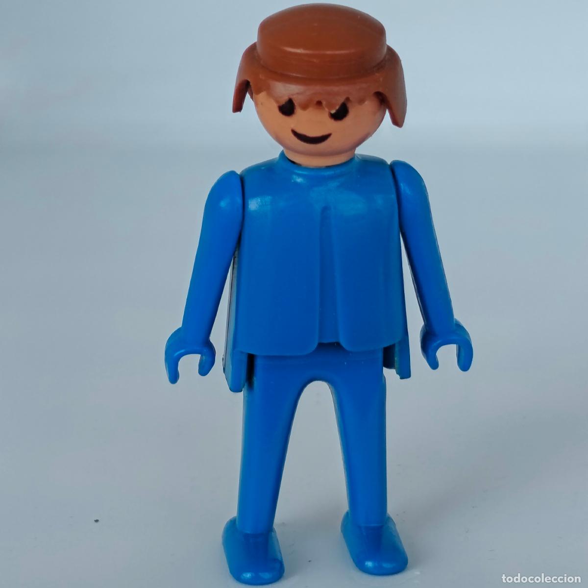 Playmobil: Famobil Playmobil Click de manos fijas, pecho piernas y brazos azules azul