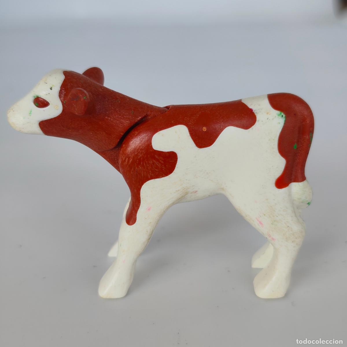 Playmobil: 3072 GRANJA PLAYMOBIL - TERNERO MARRON BLANCA REF. 30 66 9290 7892 6546