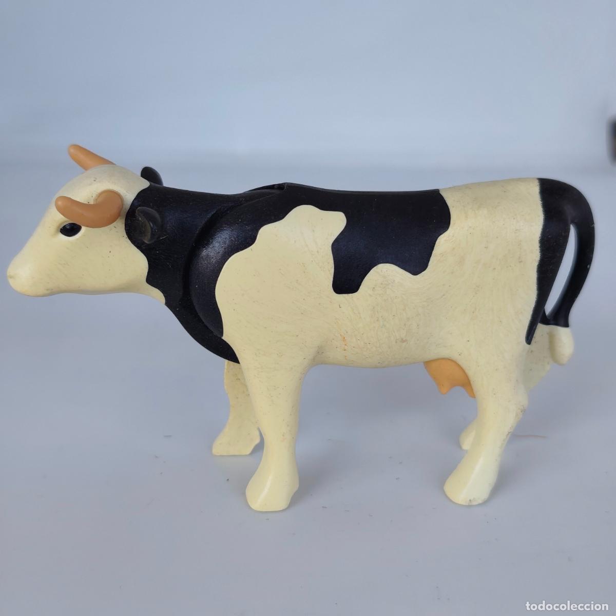 Playmobil: 3077 GRANJA VACA LECHERA PLAYMOBIL negra BLANCA 7892