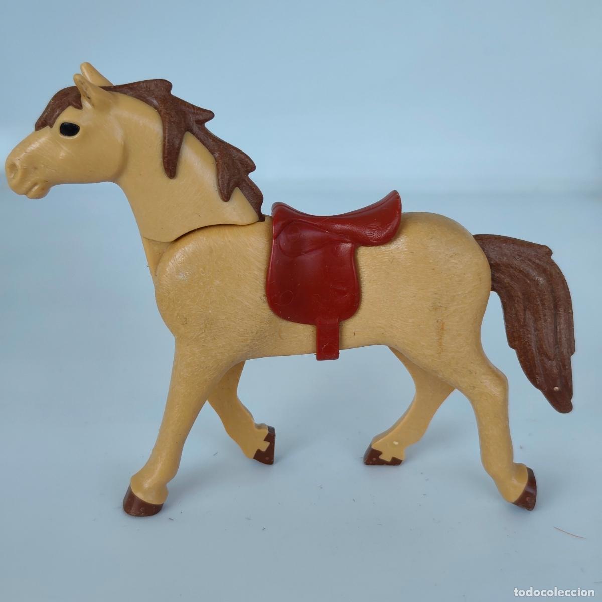 Playmobil: Playmobil Paard Mustang (bruin/bruin) cheval caballo h&iacute;pica oeste