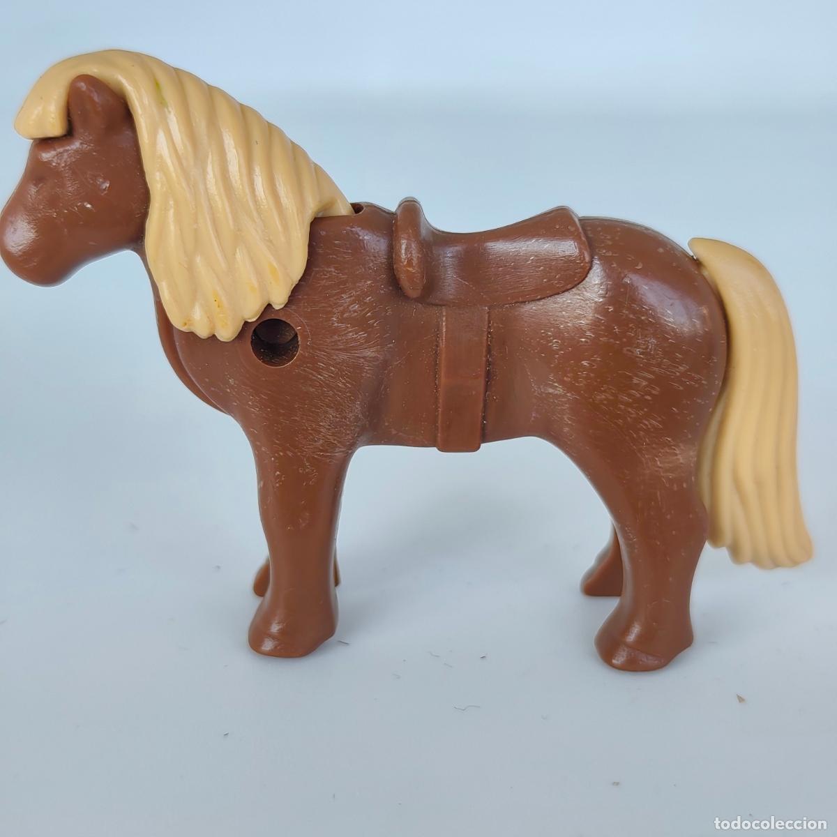 Playmobil: Antiguo pony de Playmobil 9372 granja poni caballo mini