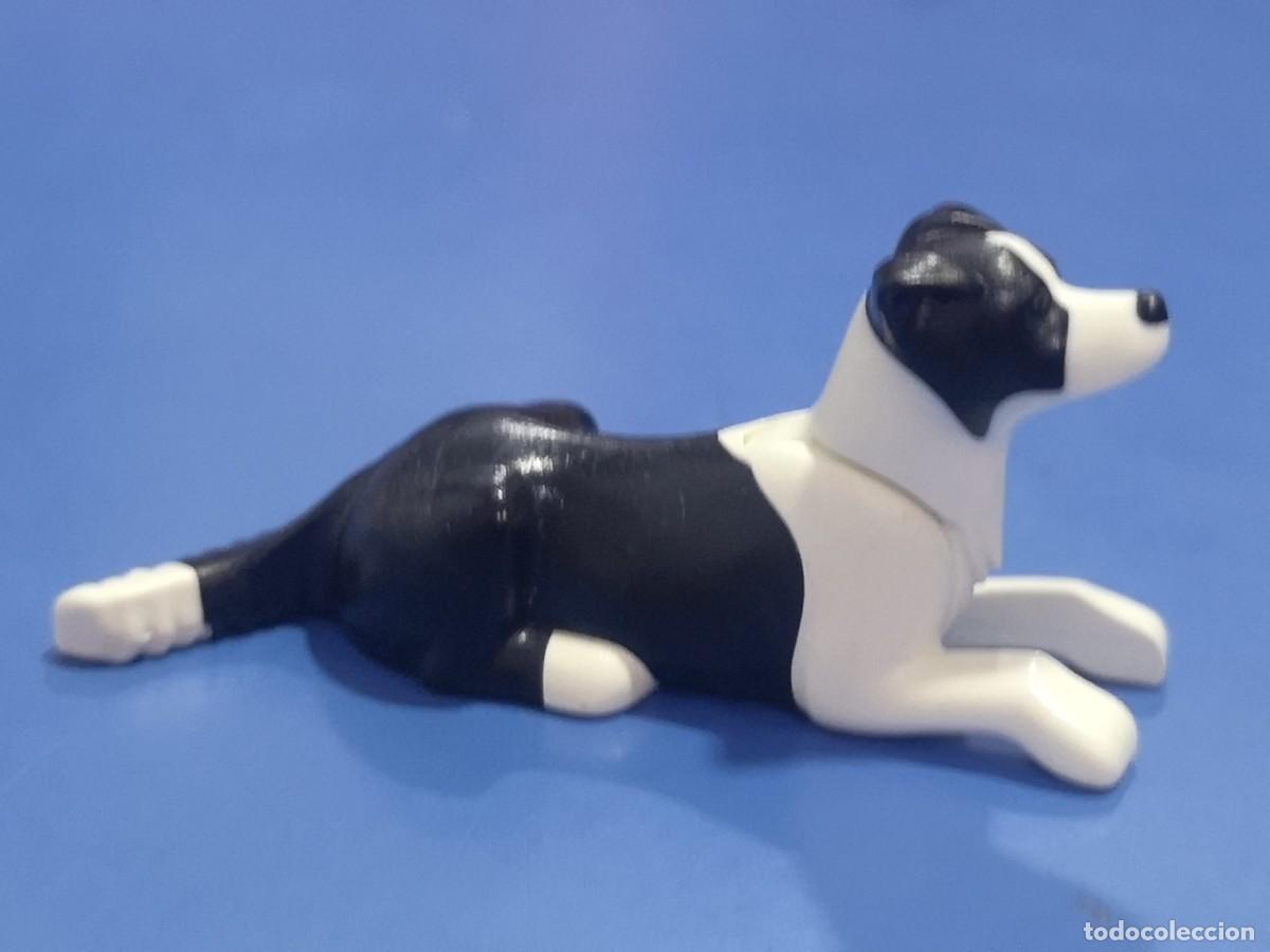 Playmobil: Playmobil perro border Collie pastor ovejas medieval animales granja Neu