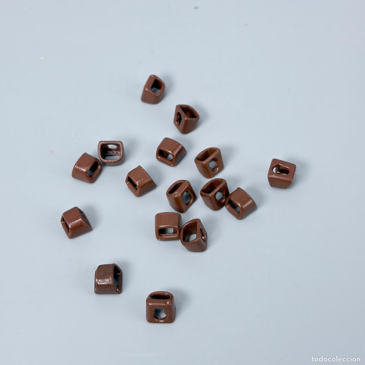 Playmobil: Playmobil lote colgador soporte marr&oacute;n figura