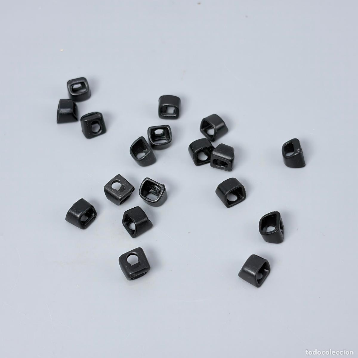 Playmobil: Playmobil lote colgador soporte negro figura