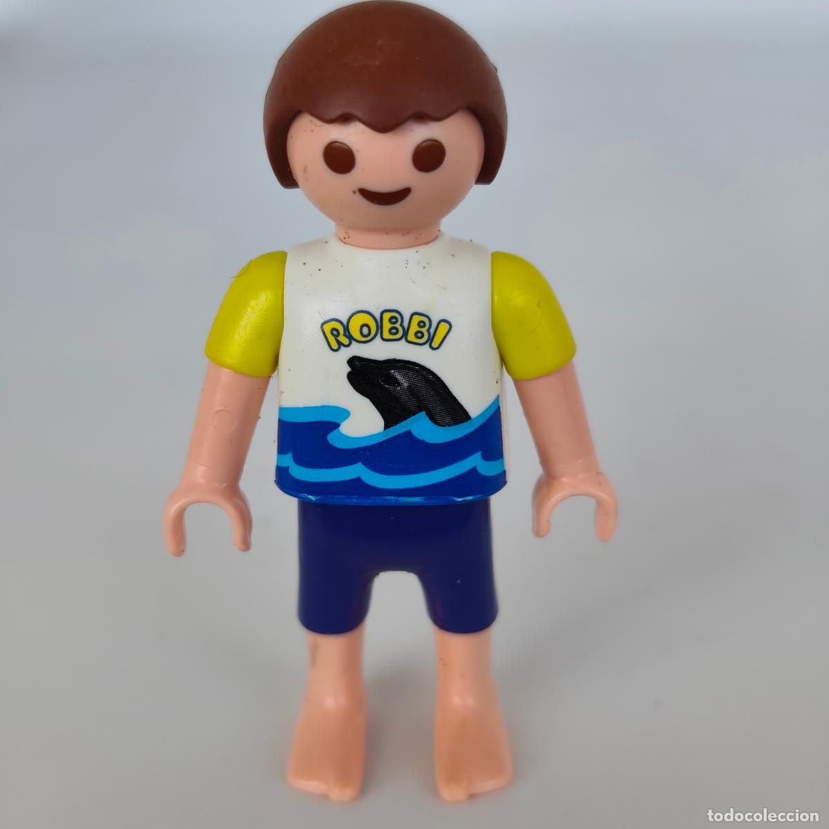 Playmobil: Playmobil Ni&ntilde;o playa, veraneante robbi