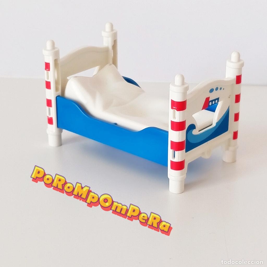 Playmobil: PLAYMOBIL cama ni&ntilde;o similar habitaci&oacute;n infantil casa de mu&ntilde;ecas 5302 dormitorio 5333 serie rosa MBX