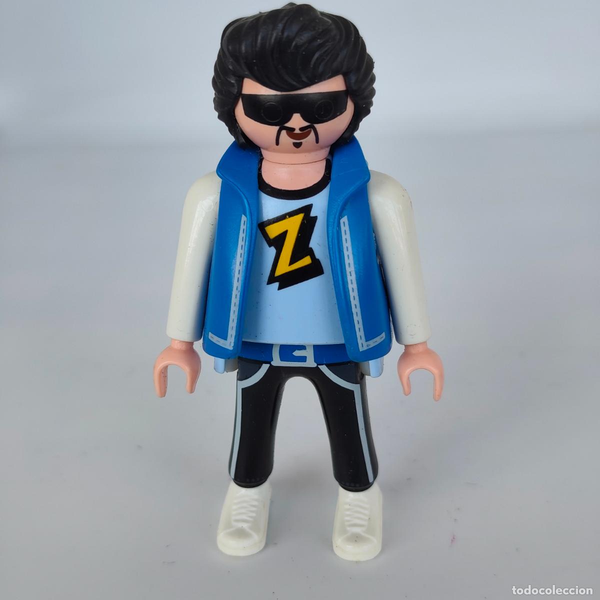 Playmobil: Rockero Elvis preso Playmobil 1992 figura mu&ntilde;eco