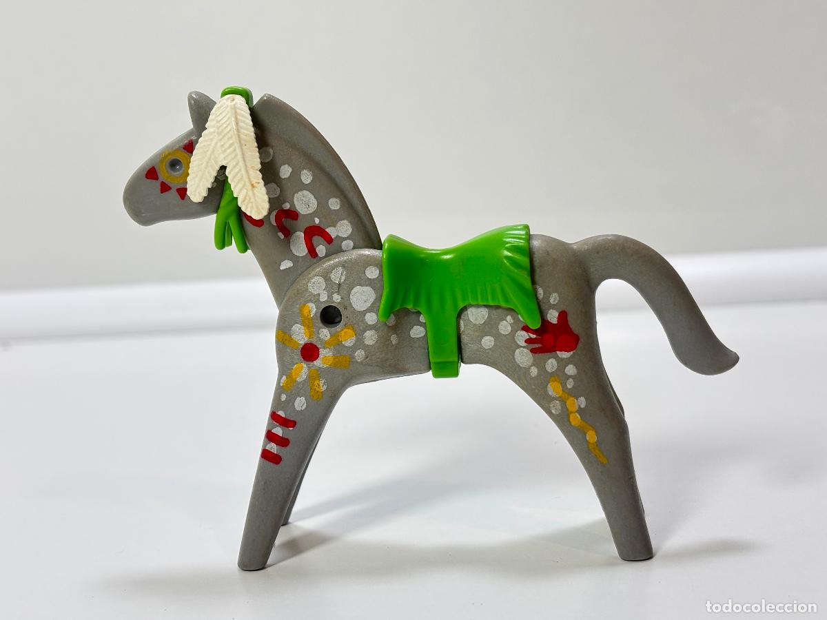 Playmobil: Playmobil caballo silla bocado indio